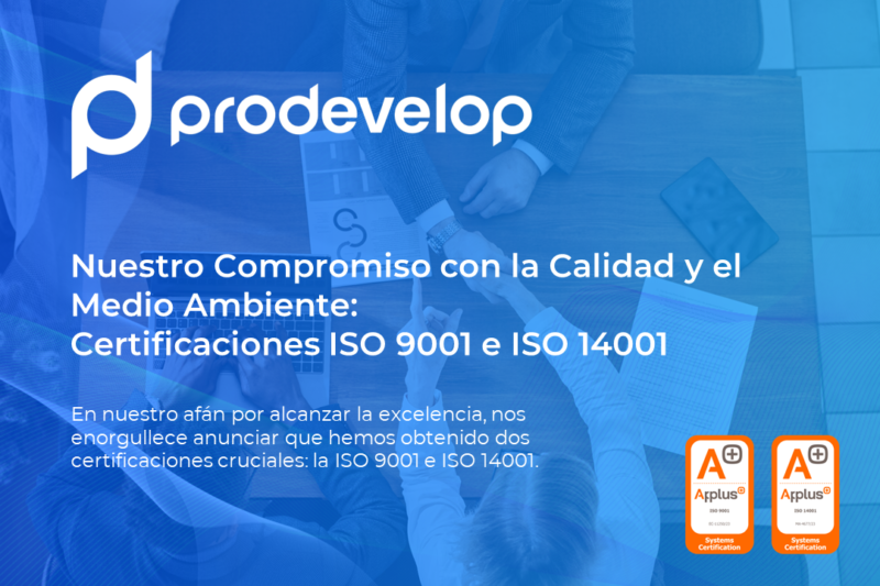 Prodevelop ISO 9001 y 14001 Certificados ISO Prodevelop