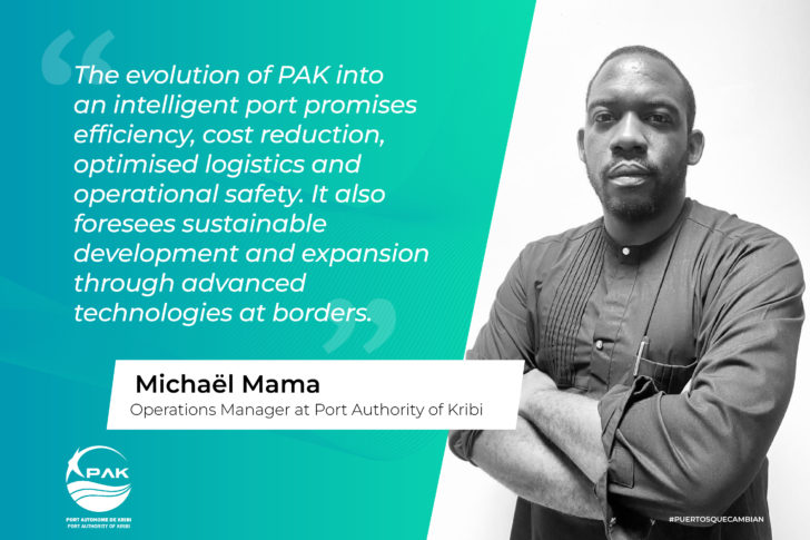 Interviewing Michael Mama Port autonome de kribi