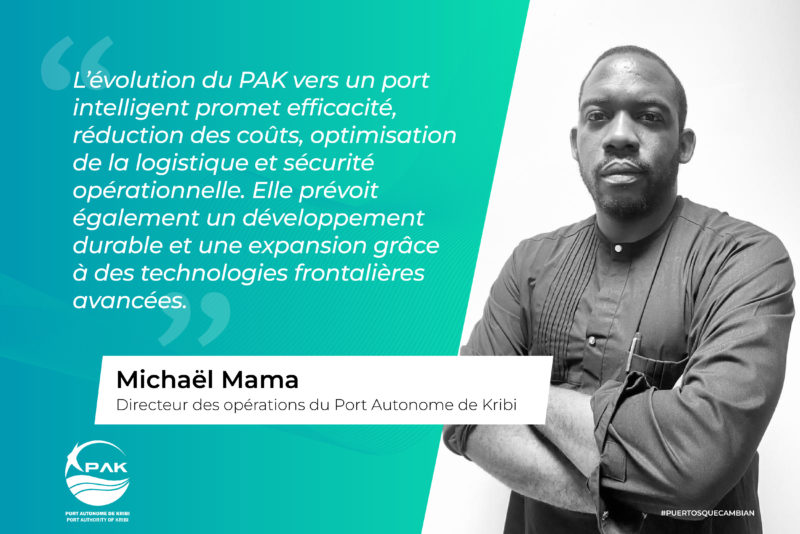 Interviewing Michael Mama Port autonome de kribi