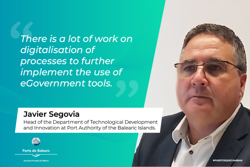 Prodevelop a Javier Segovia de la Autoridad Portuaria de Baleares