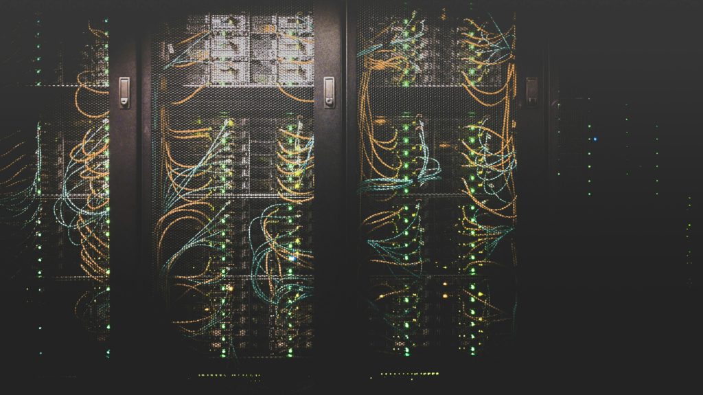 Servers and databases representing port digitalization with PostgreSQL