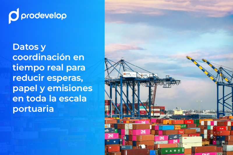 Gestión portuaria sostenible: buque entrando a terminal de contenedores con coordinación digital y datos en tiempo real Gestión portuaria sostenible: buque entrando a terminal de contenedores con coordinación digital y datos en tiempo real