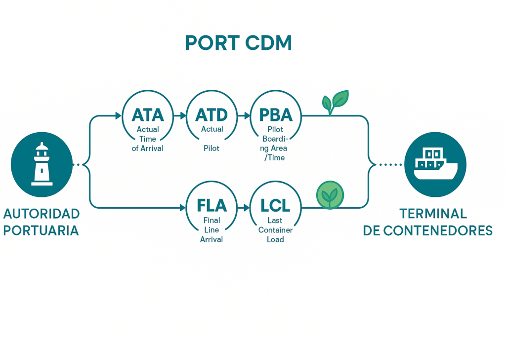 Port CDM para gestión portuaria sostenible