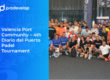 1. Group photo of players – Valencia port community at the Diario del Puerto Padel Tournament